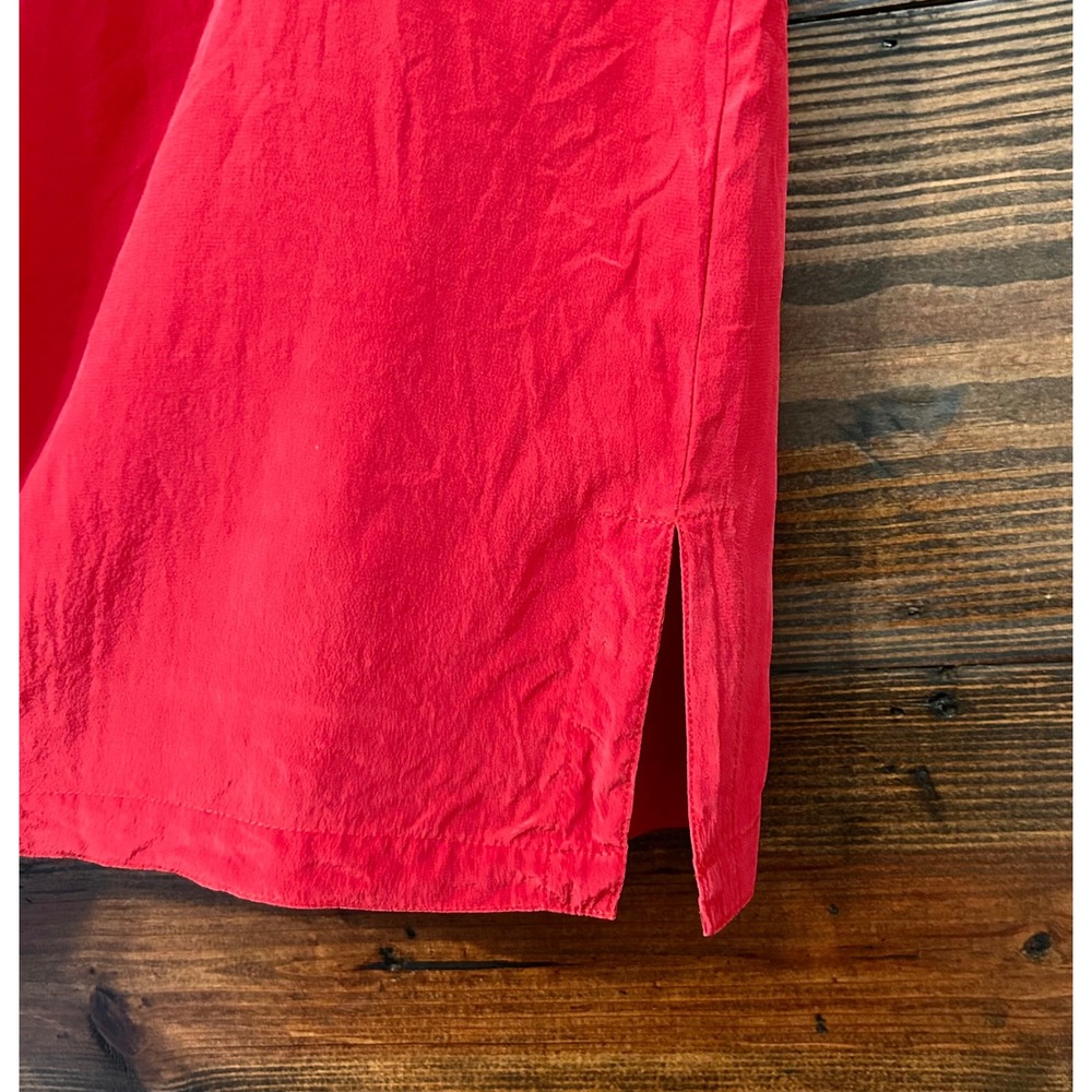 Vintage Carol Horn Signature Red 100% Silk Tank Top Women's XL Chic Quiet Luxury - Picture 3 of 8